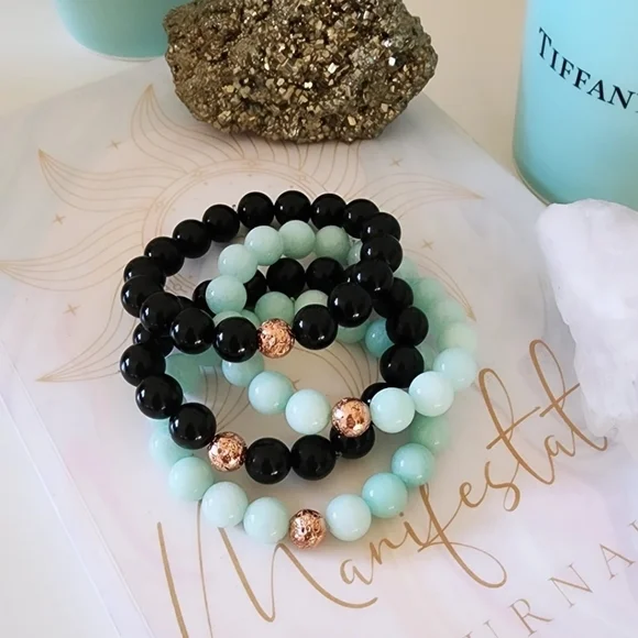 Amazonite bracelets - Picture 2 of 2